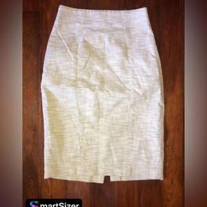 Banana Republic Grey Dress Tweed Like Skirt - Size 2P